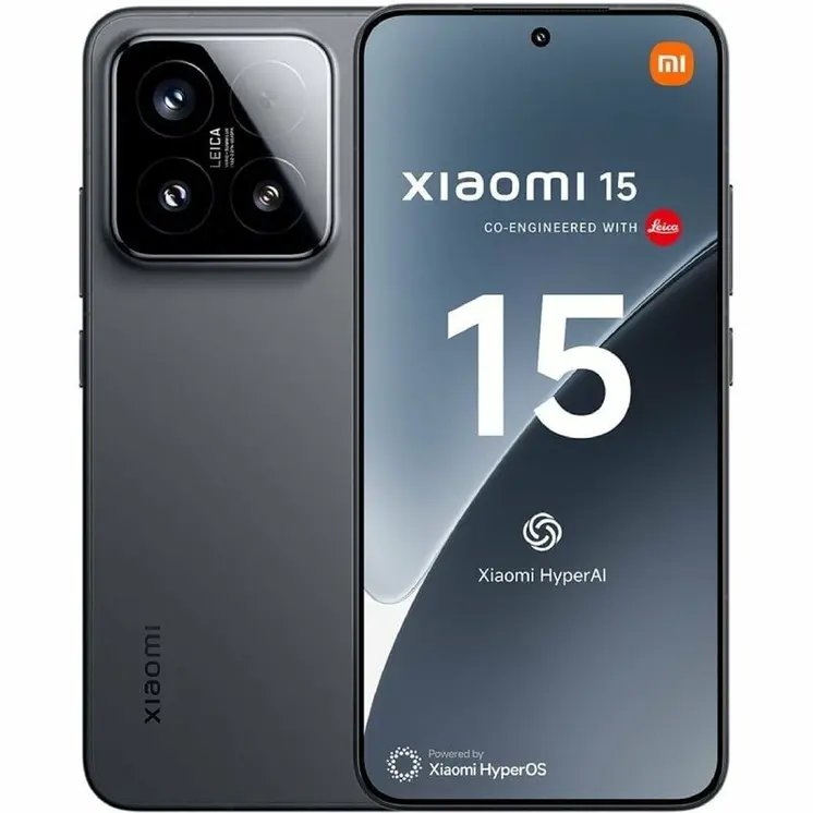 Smartphone Xiaomi Xiaomi 15 NFC Octa Core 12 GB RAM 512 GB Black 6,67" 6,36"