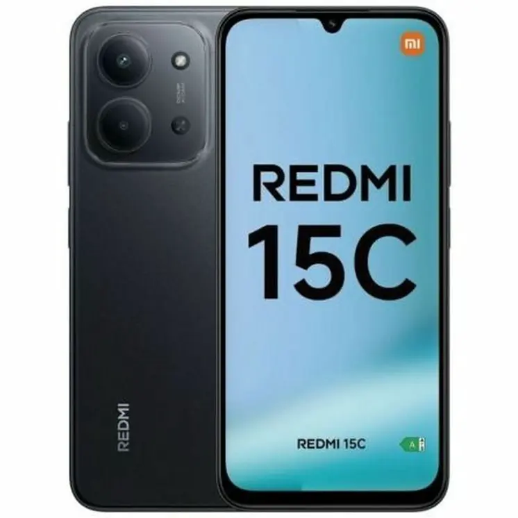 Smartphone Xiaomi REDMI 15C 4-256 BK 6,9" MEDIATEK HELIO G81-ULTRA 4 GB RAM 256 GB Black Midnight black