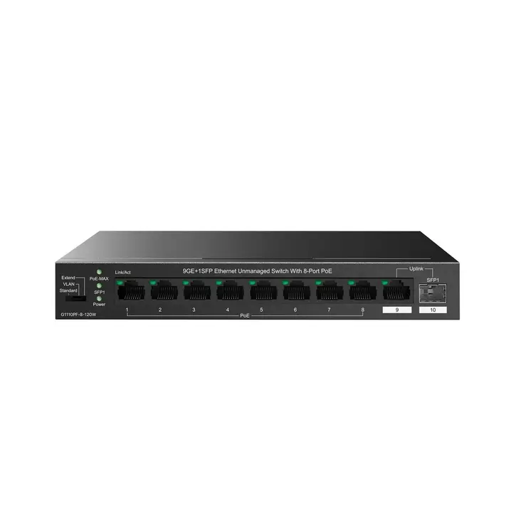 Switch Tenda TEG1110PF-8-120W