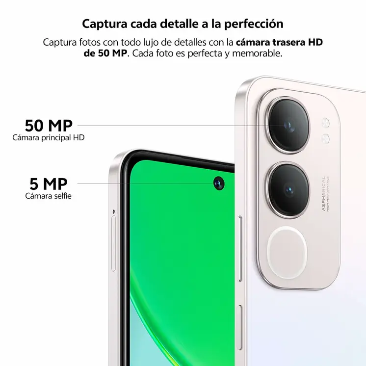 Smartphone Vivo V2419 Octa Core 8 GB RAM 256 GB Silver
