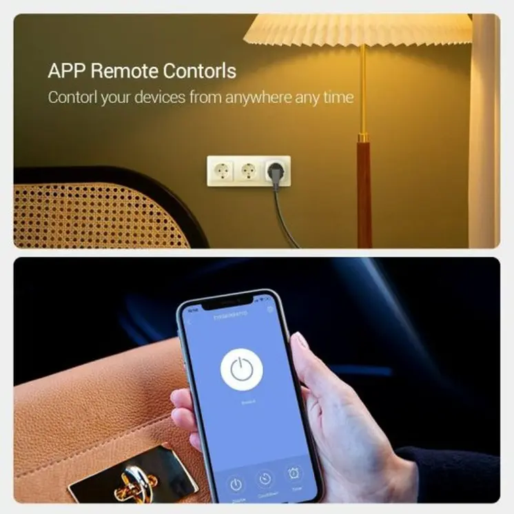 Smart Plug Ezviz T30-10B-EU Wi-Fi 10 A