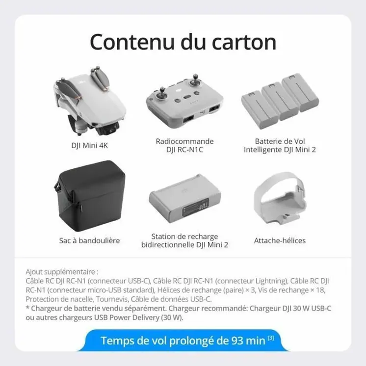 Drone Dji Mini 4K Fly More Combo