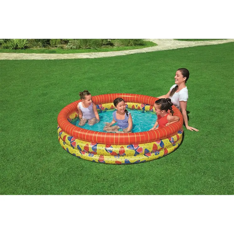 Inflatable Paddling Pool for Children Bestway Butterflies 168 x 38 cm