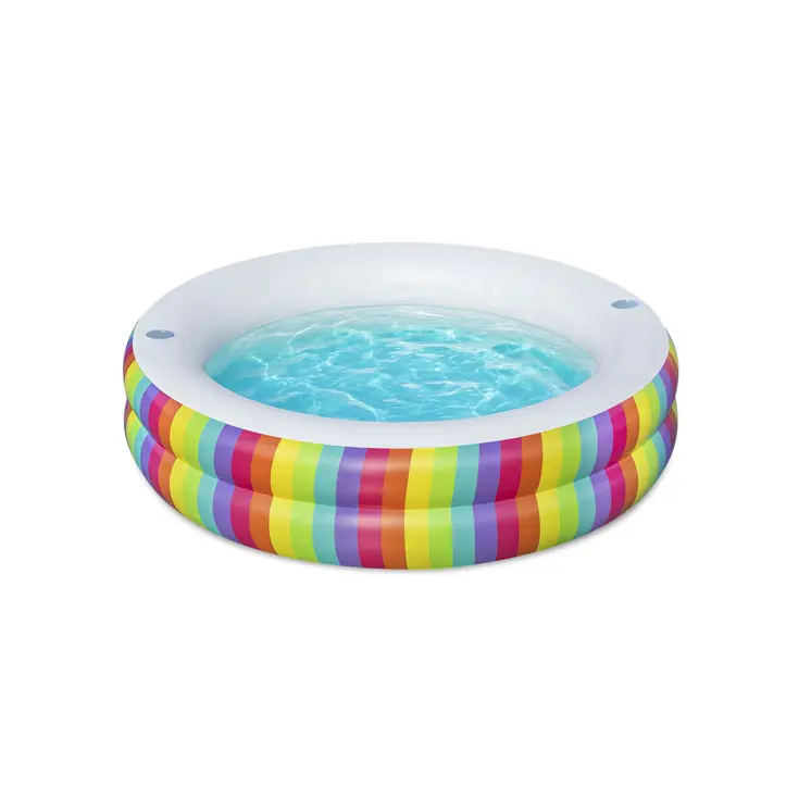Inflatable Paddling Pool for Children Bestway Rainbow 206 x 206 x 51 cm