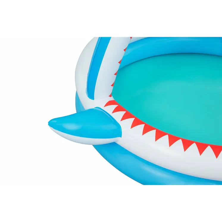 Inflatable Paddling Pool for Children Bestway Shark 163 x 127 x 92 cm