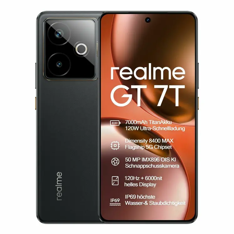 Smartphone Realme 6,8" Octa Core 12 GB RAM 256 GB Black