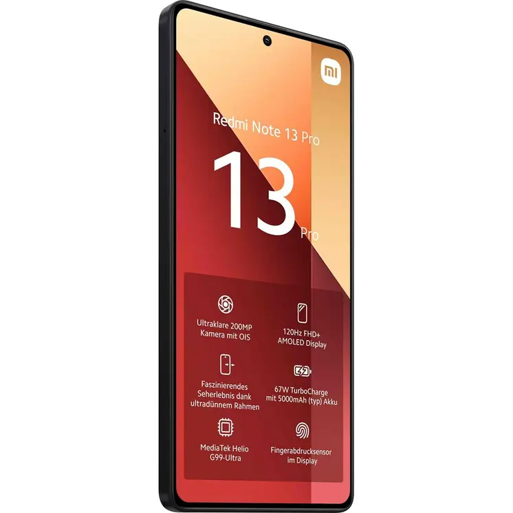 Smartphone Xiaomi Redmi Note 13 Pro 6,67" 8 GB RAM 256 GB Black