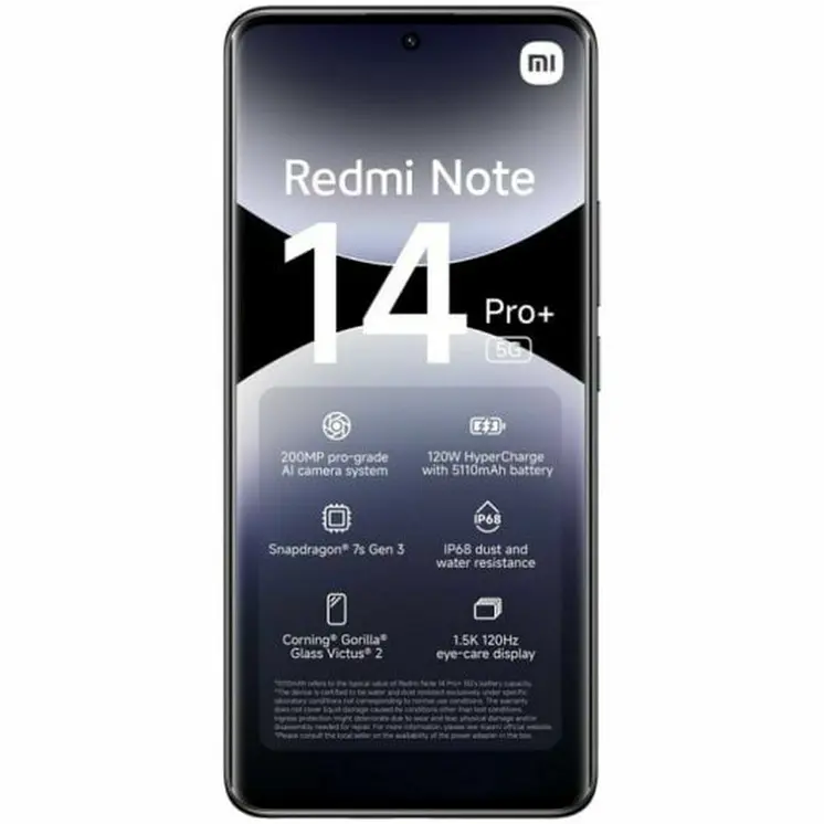 Smartphone Xiaomi MZB0I9OEU 6,67" 8 GB RAM 256 GB Black Midnight black