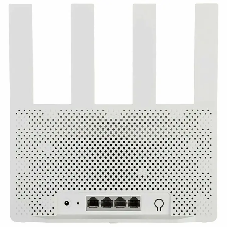 Router Xiaomi White RJ45 Ethernet LAN 10/100/1000 Mbit USB 3.2 Wi-Fi Ethernet LAN 10/100/1000 2.4 GHz-5 GHz Wi-Fi 6 GHz