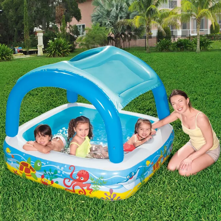 Inflatable Paddling Pool for Children Bestway 140 x 140 x 114 cm