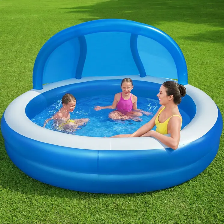 Inflatable Paddling Pool for Children Bestway Multicolour 241 x 241 x 140 cm