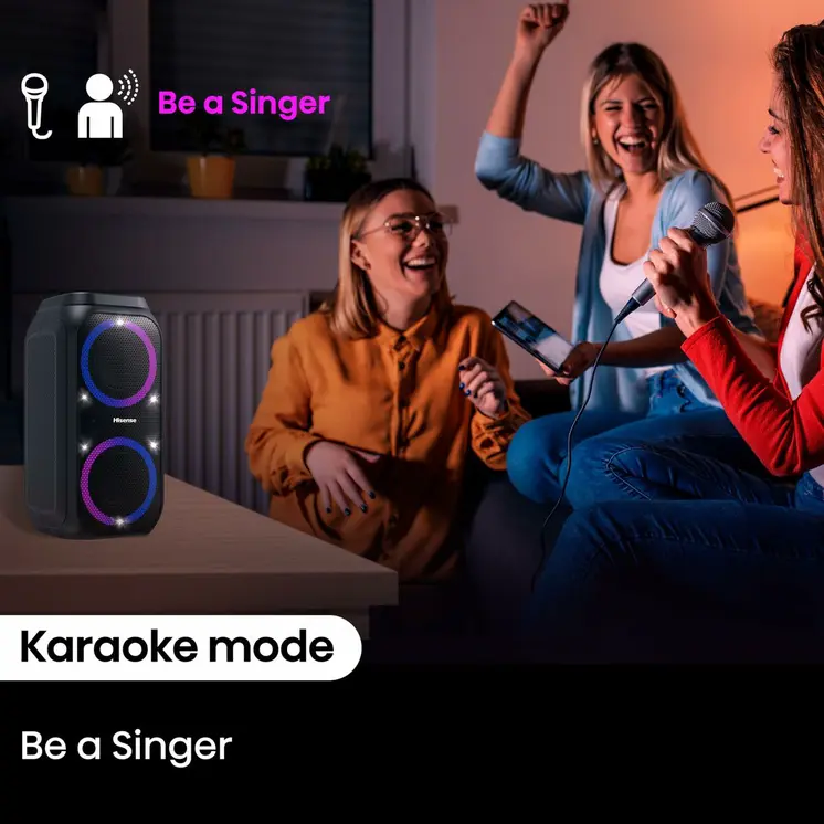 Portable Bluetooth Speakers Hisense PR160 Black