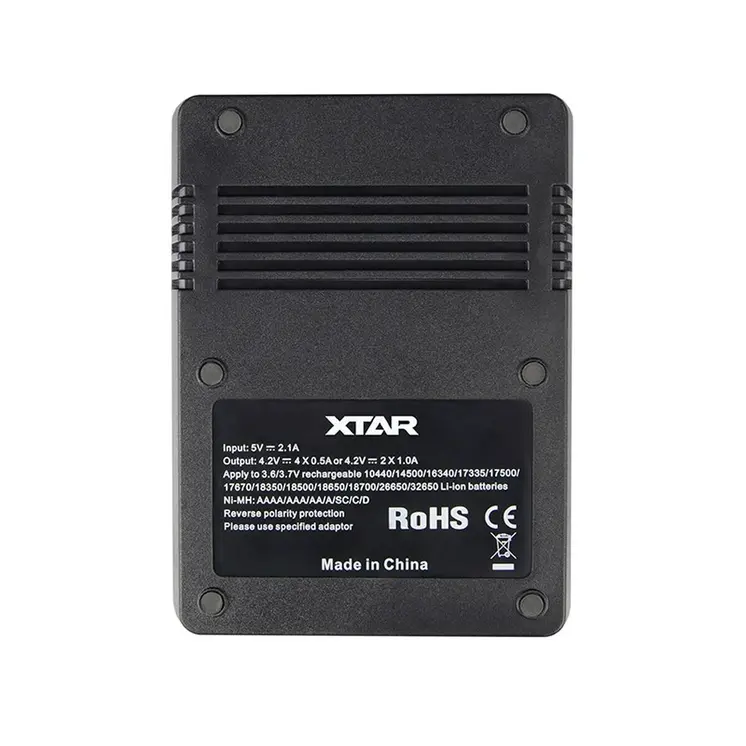 Battery charger Xtar VC4 Batteries x 4
