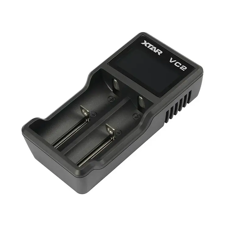 Battery charger Xtar VC2 Litio Ion Batteries x 2
