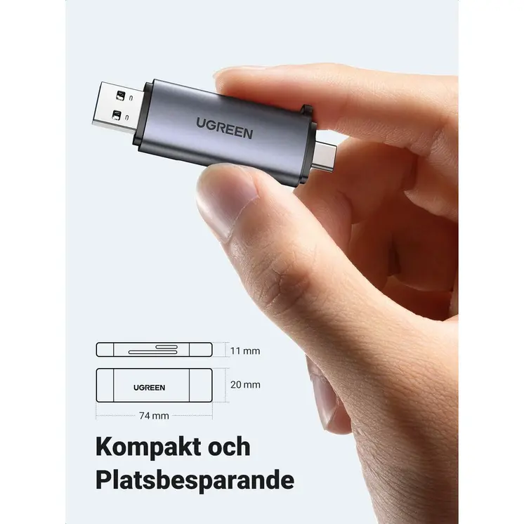 Card Reader Ugreen 50706 Silver