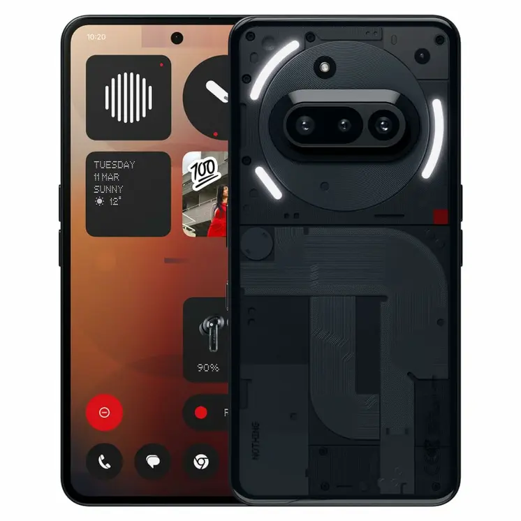 Smartphone Nothing phone A10400142 Octa Core 8 GB RAM 128 GB Black