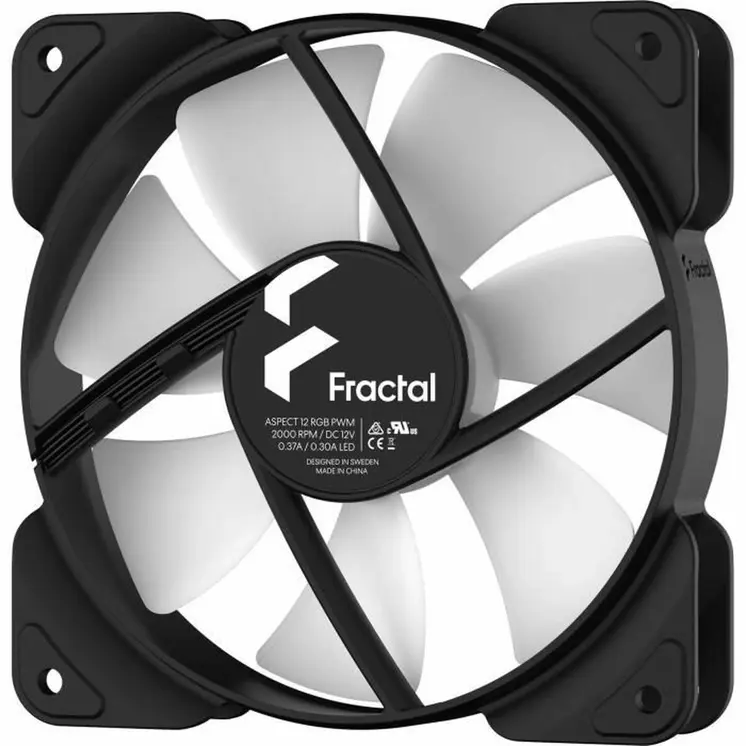 Box Ventilator Fractal Design Aspect 12 RGB PWM Ø 12 cm (3 Units)