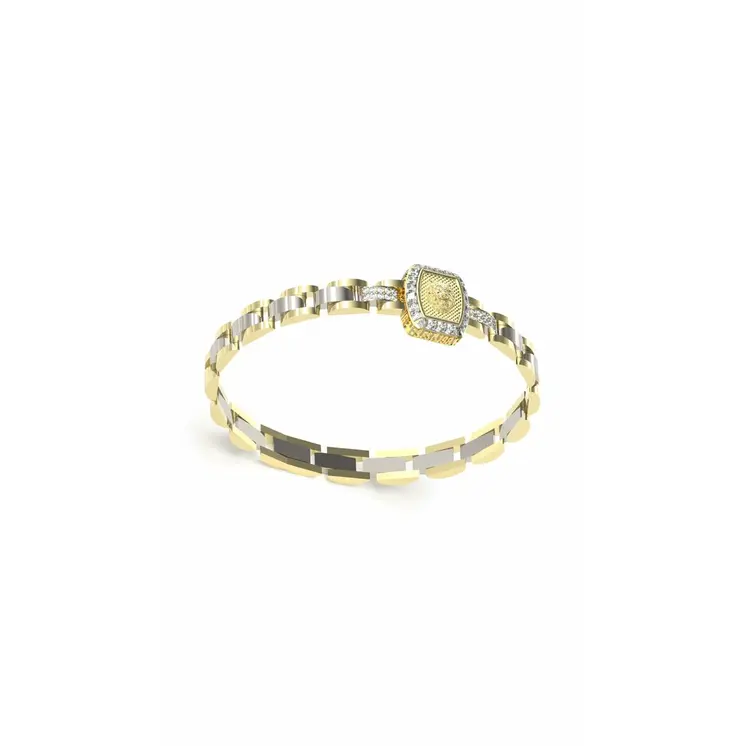 Ladies' Bracelet Guess JUMB05003JWYGSTT-U Golden