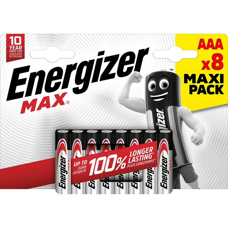 Batteries Energizer LR03 1,5 V 9 V AAA (8 Units)
