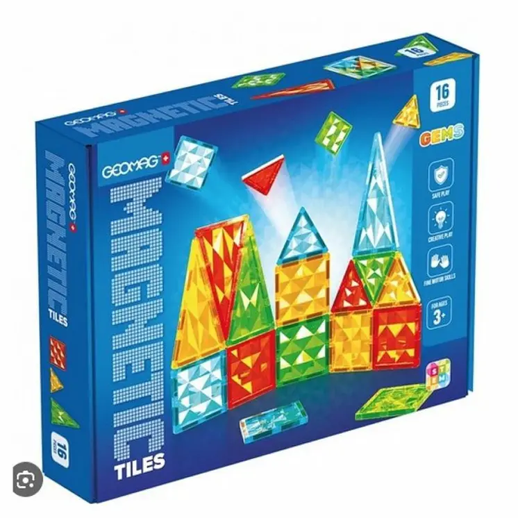 Educational Game Geomag 16 Pieces