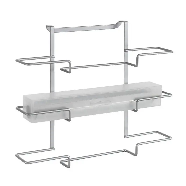 Door Hanger Metaltex Galileo Metal 36 x 9 x 30 cm Triple Toilet-roll holder, kitchen-roll holder