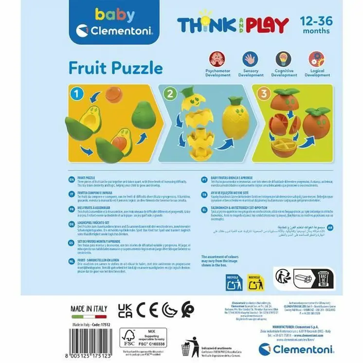 Child's Puzzle Clementoni Fruits
