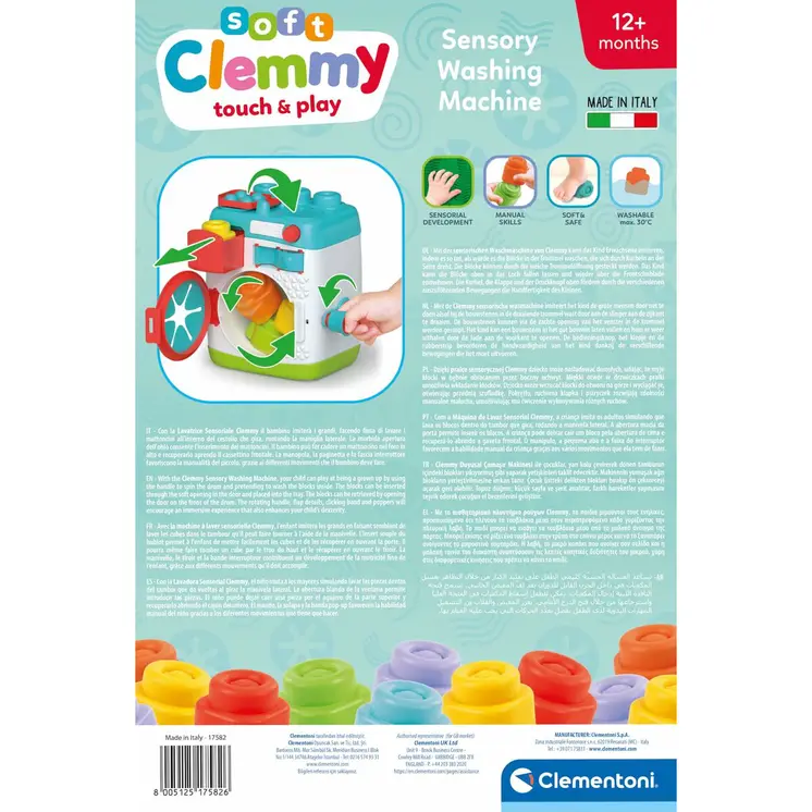 Toy washing machine Clementoni Soft Clemmy