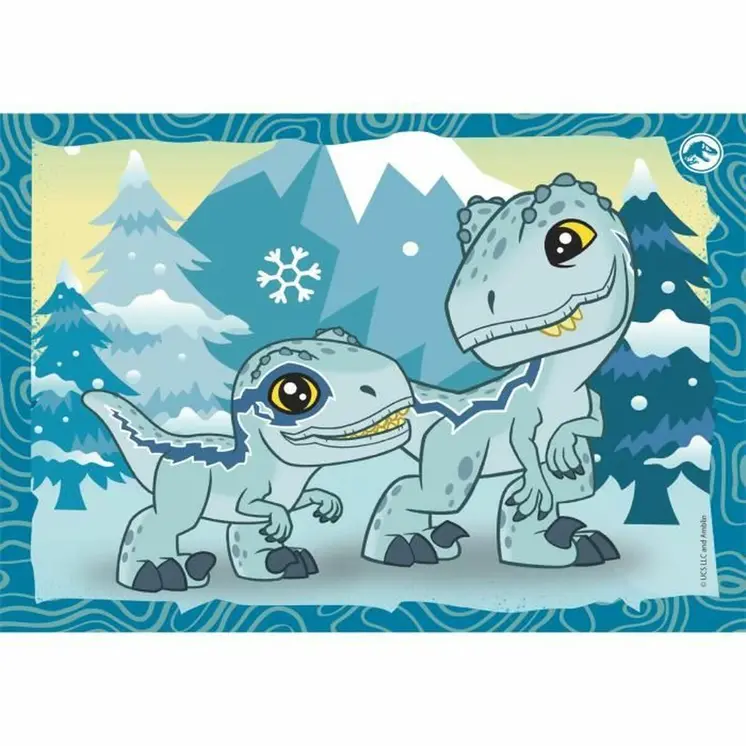 Puzzle Clementoni Jurassic World (4 Units)
