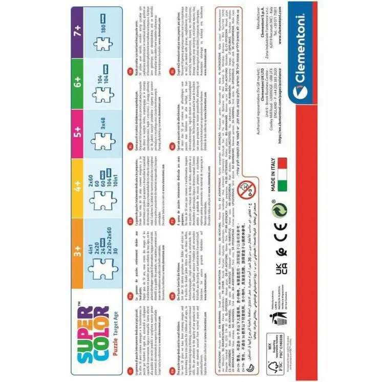 Puzzle Clementoni (2 Units)