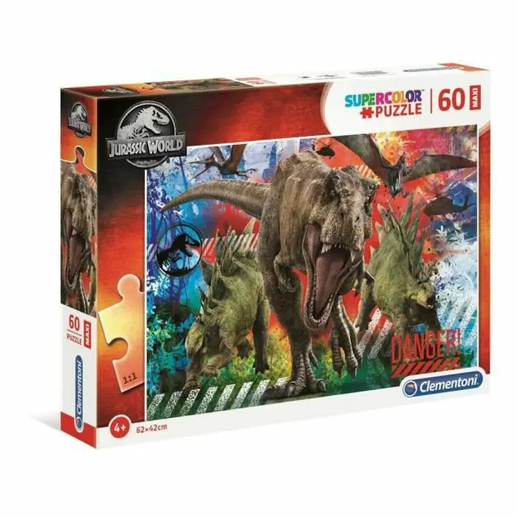 Puzzle Clementoni Jurassic World 68 x 48 cm 60 Pieces