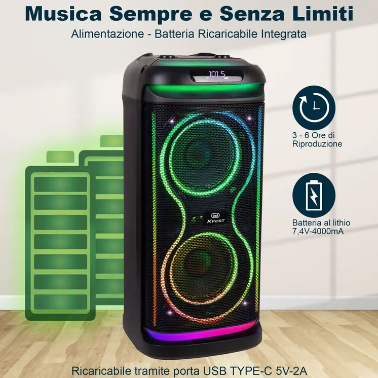 Portable Speaker Trevi Trevi XF 650 KB