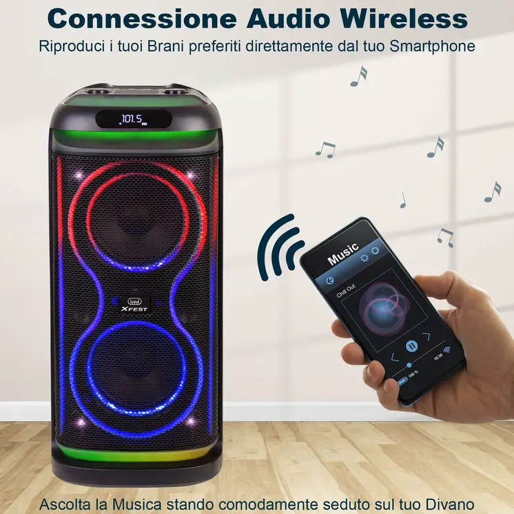 Portable Speaker Trevi Trevi XF 650 KB
