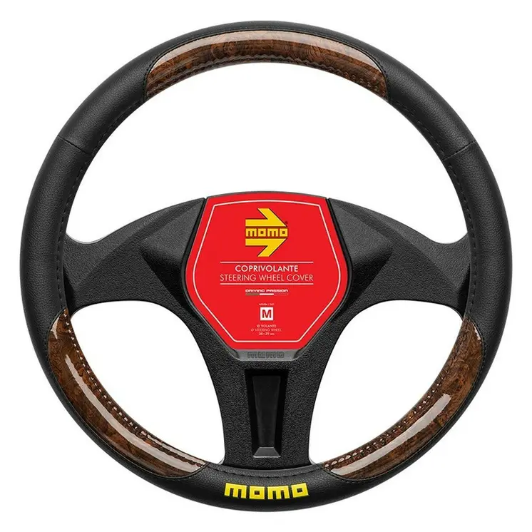 Steering Wheel Cover MOMO MOMLSWC0BRBKW Ø 38-39 cm