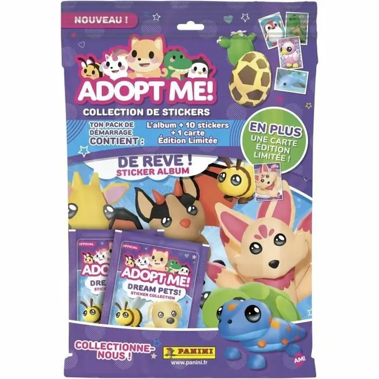 Pack of stickers Panini ¡Adoptame! Roblox