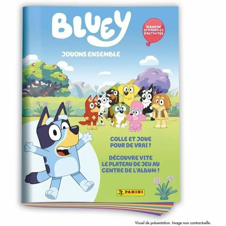 Pack of stickers Panini Bluey 2