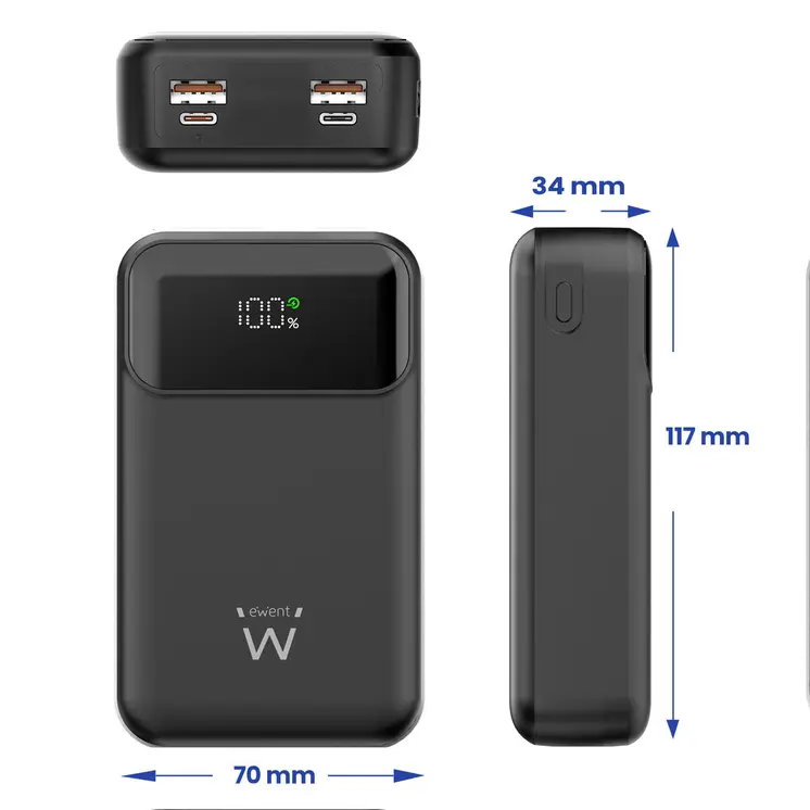 Powerbank Eminent EW1164 Black 20000 mAh