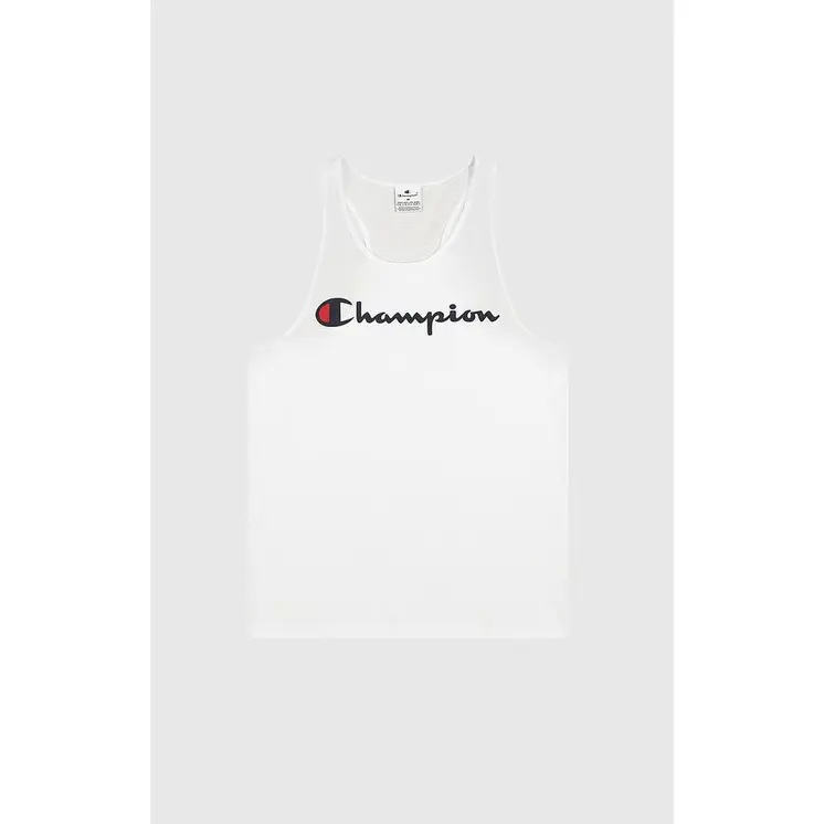 Men's Sleeveless T-shirt Champion CHAMPION TANK 220780 White