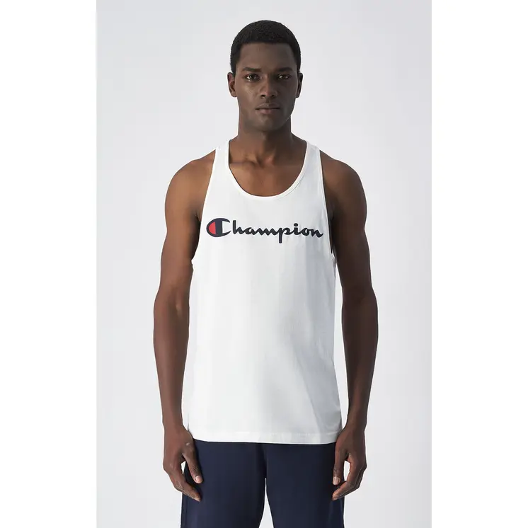 Men's Sleeveless T-shirt Champion CHAMPION TANK 220780 White