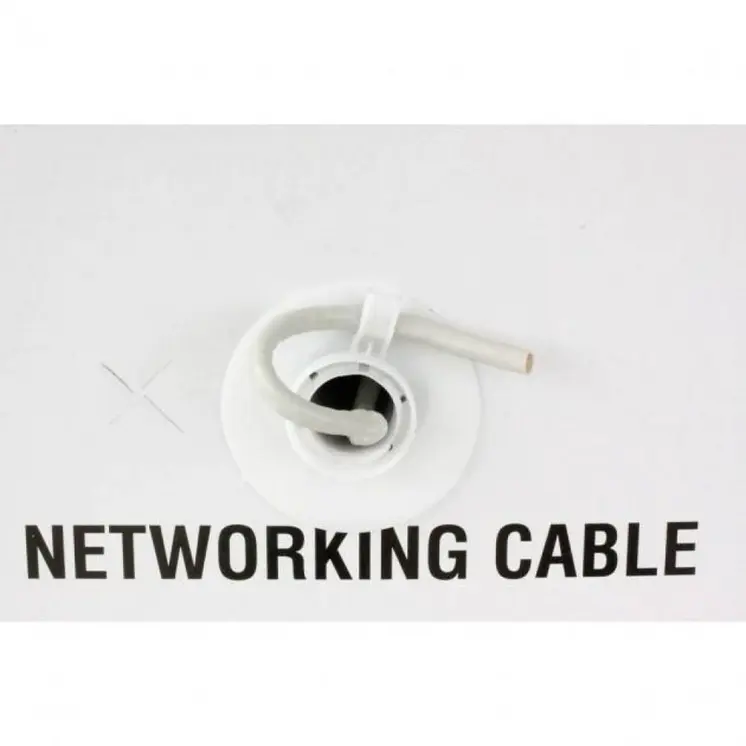 UTP Category 6 Rigid Network Cable Techly ITP9-FLU-0305 Grey 305 m