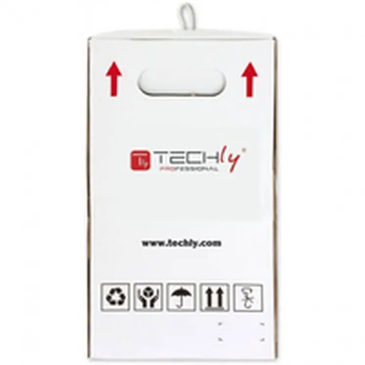 UTP Category 6 Rigid Network Cable Techly ITP6-CCA-305-BL Blue 305 m