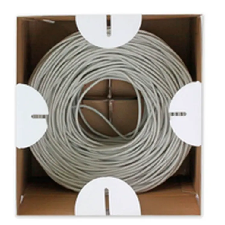 UTP Category 6 Rigid Network Cable Techly ITP6-CCA-305-BL Blue 305 m