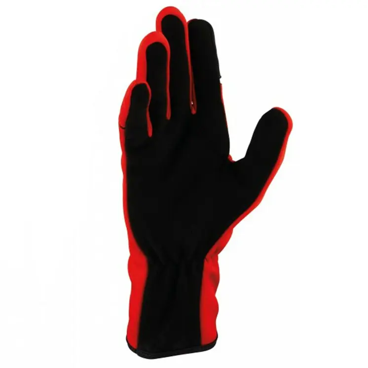 Karting Gloves OMP KS-4 White Red