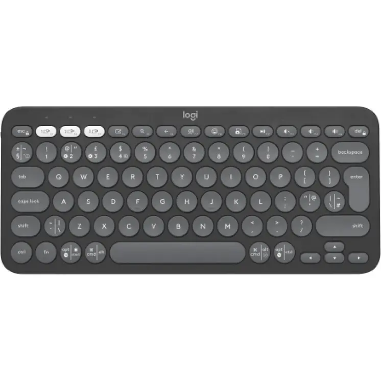 Wireless Keyboard Logitech 920-011843 Graphite Spanish Qwerty QWERTY