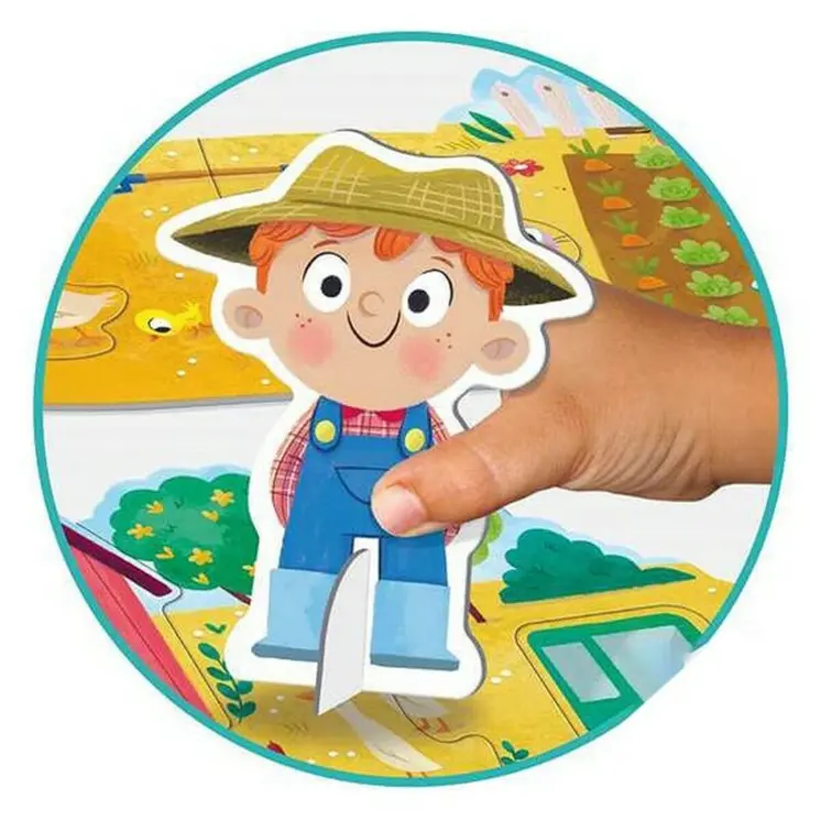 Baby Farm Puzzle XXL Goula 53176 (17 pcs)