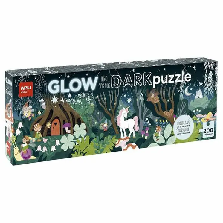Puzzle Apli  Glow In The Dark  200 Pieces