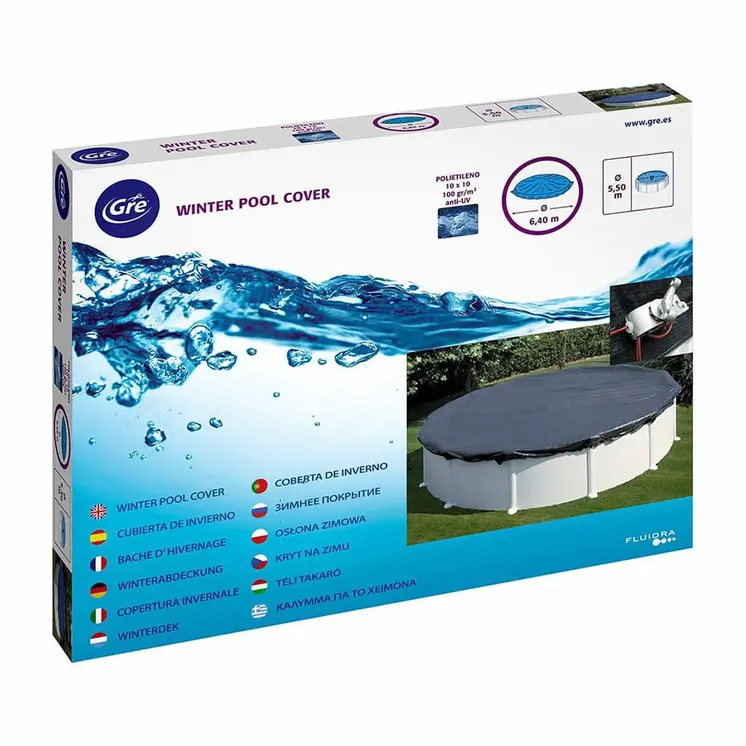 Swimming Pool Cover Gre Black