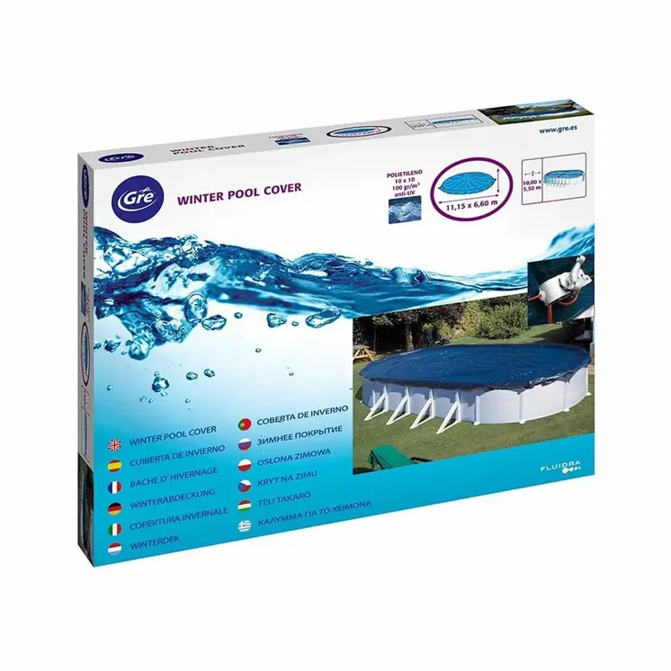 Swimming Pool Cover Gre Blue Black