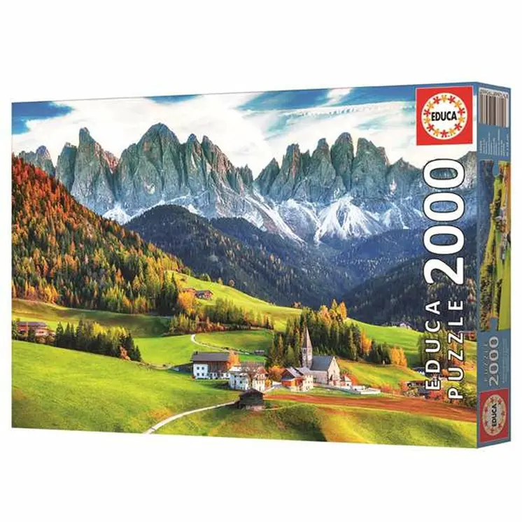 Puzzle Educa Autumn in the Dolomites 2000 Pieces