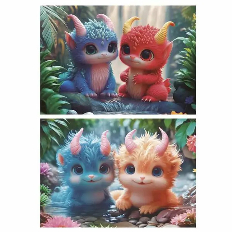 Puzzle Educa Adorable Monsters 100 Pieces (2 Units)