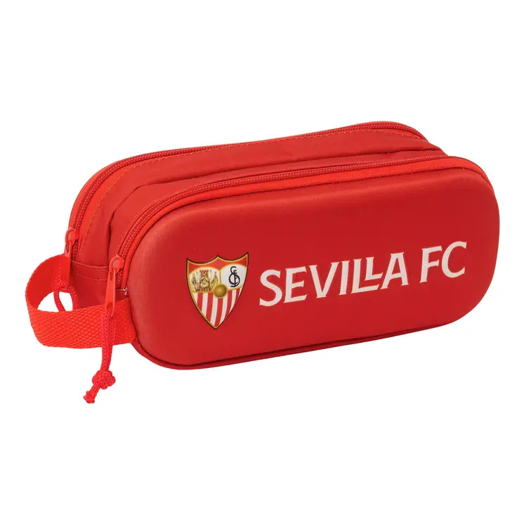 Double Carry-all Sevilla Fútbol Club Red 21 x 8 x 6 cm 3D